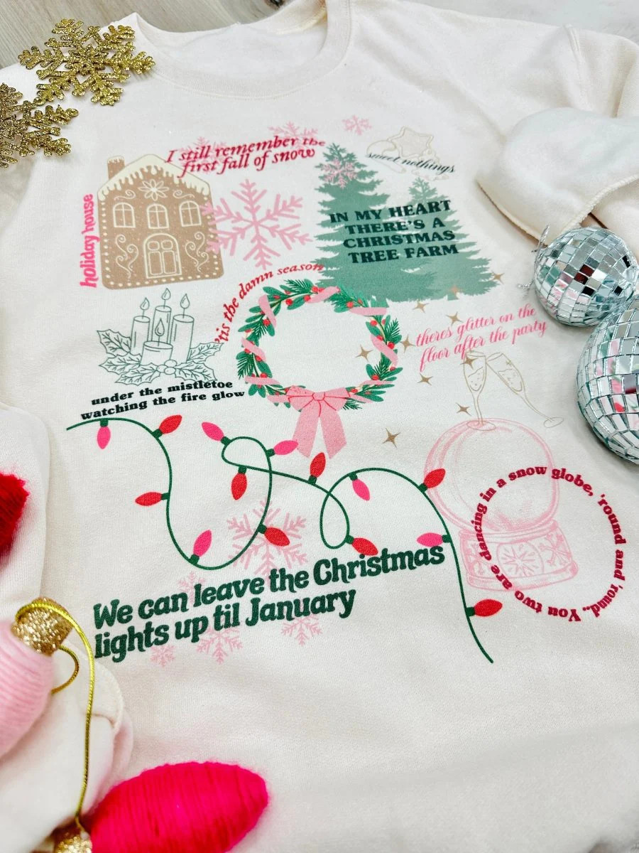 'Swiftie Christmas' Crewneck Sweatshirt | United Monograms
