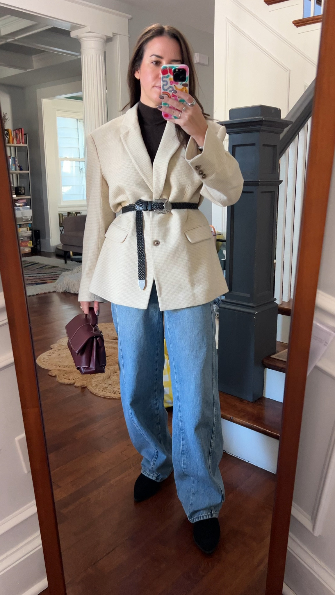 oversized blazer. cream blazer. anine bing blazer. anine bing. belted blazer. belt. b low the blow. 
light denim. apiece apart jeans. boots. fall. casual outfit. thanksgiving. braided belt. 

 

#LTKootd #LTKSaleAlert #LTKWorkwear
