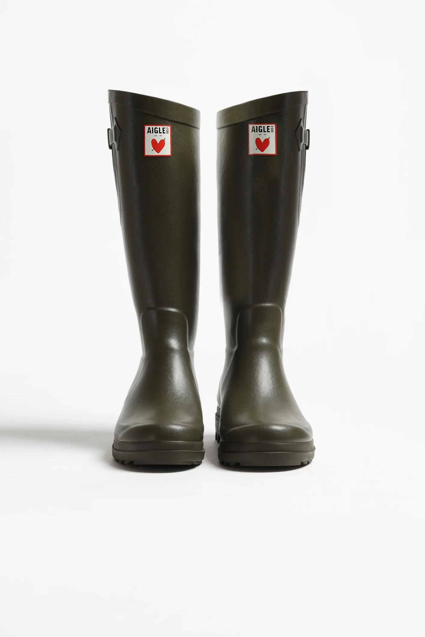 Regenstiefel 'Heart' in Oliv | ANITA HASS