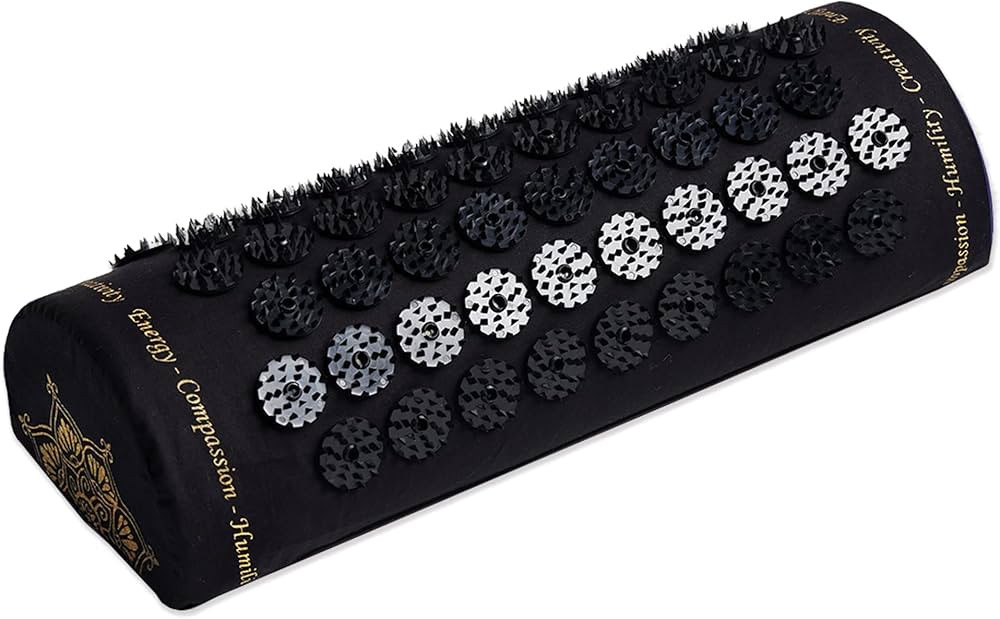 ShaktiMat Classic Acupressure Neck Pillow, Original Intensity in Black, Sustainable & Durable, Re... | Amazon (US)