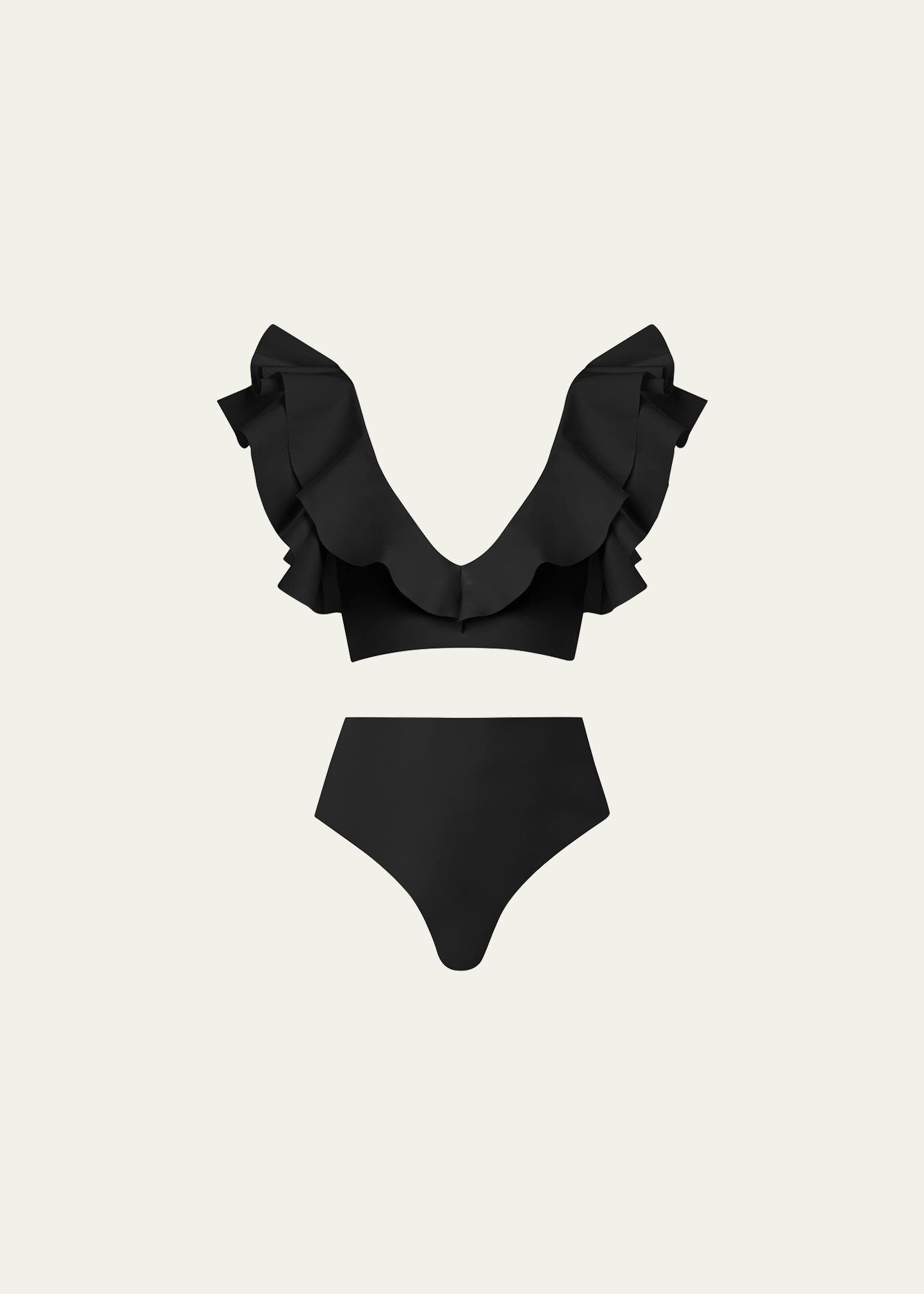 MAYGEL CORONEL Mila Ruffle Two-Piece Bikini Set | Bergdorf Goodman