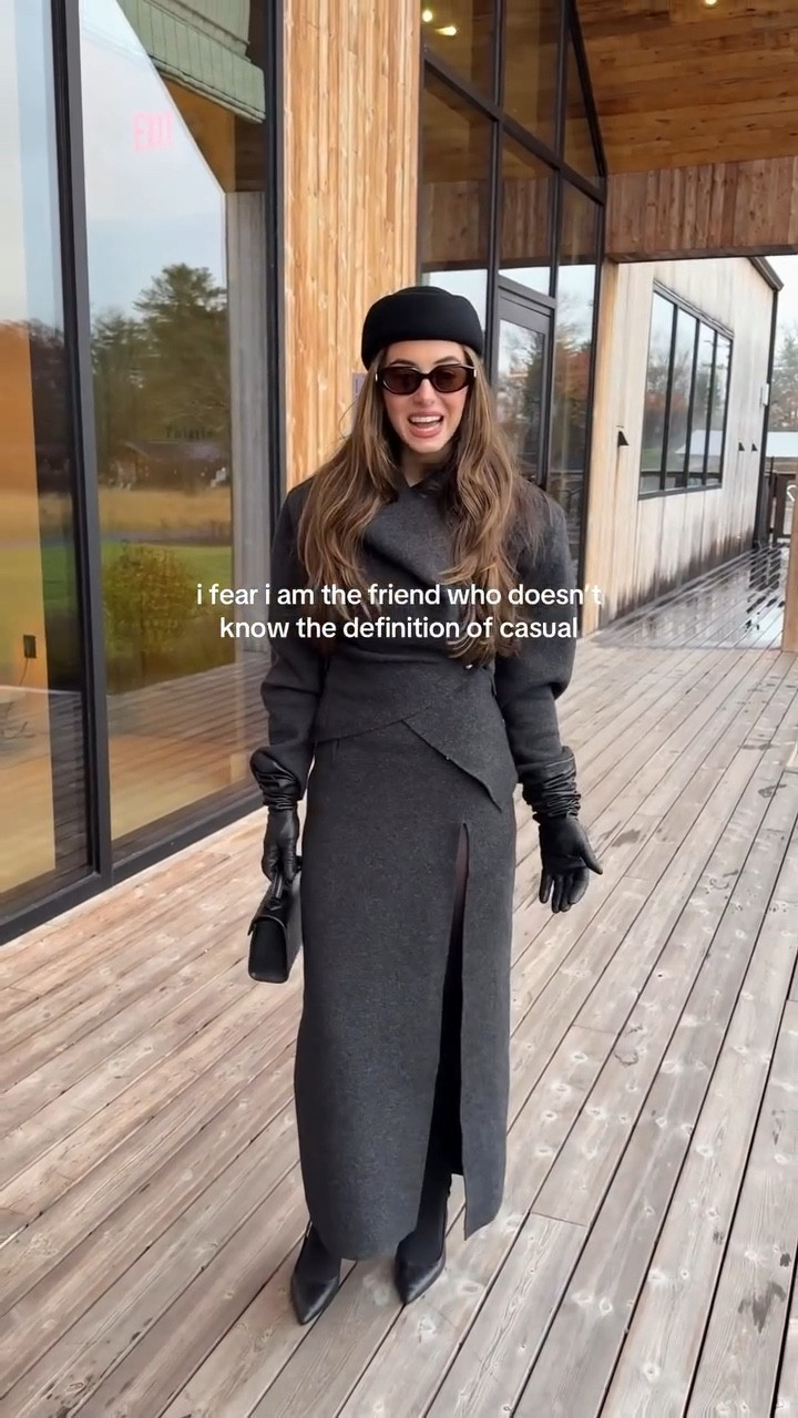 yes i am wearing heels to go apple picking. blazer and skirt are arakii, gloves are sold out j.crew & hat is gigi burris 

 #LTKStyleTip #LTKootd #LTKSeasonal