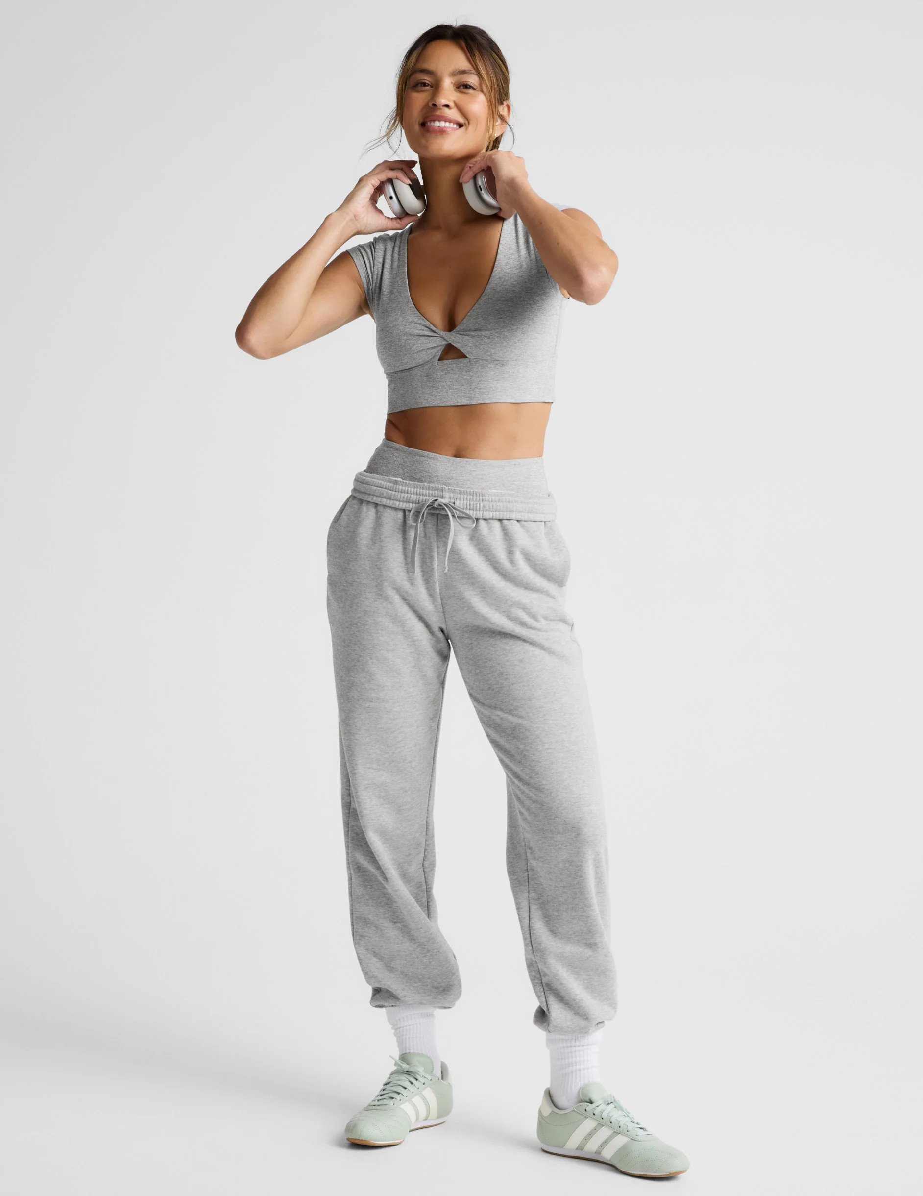 Spacedye Get It Twisted Cropped Tee | Beyond Yoga | Beyond Yoga