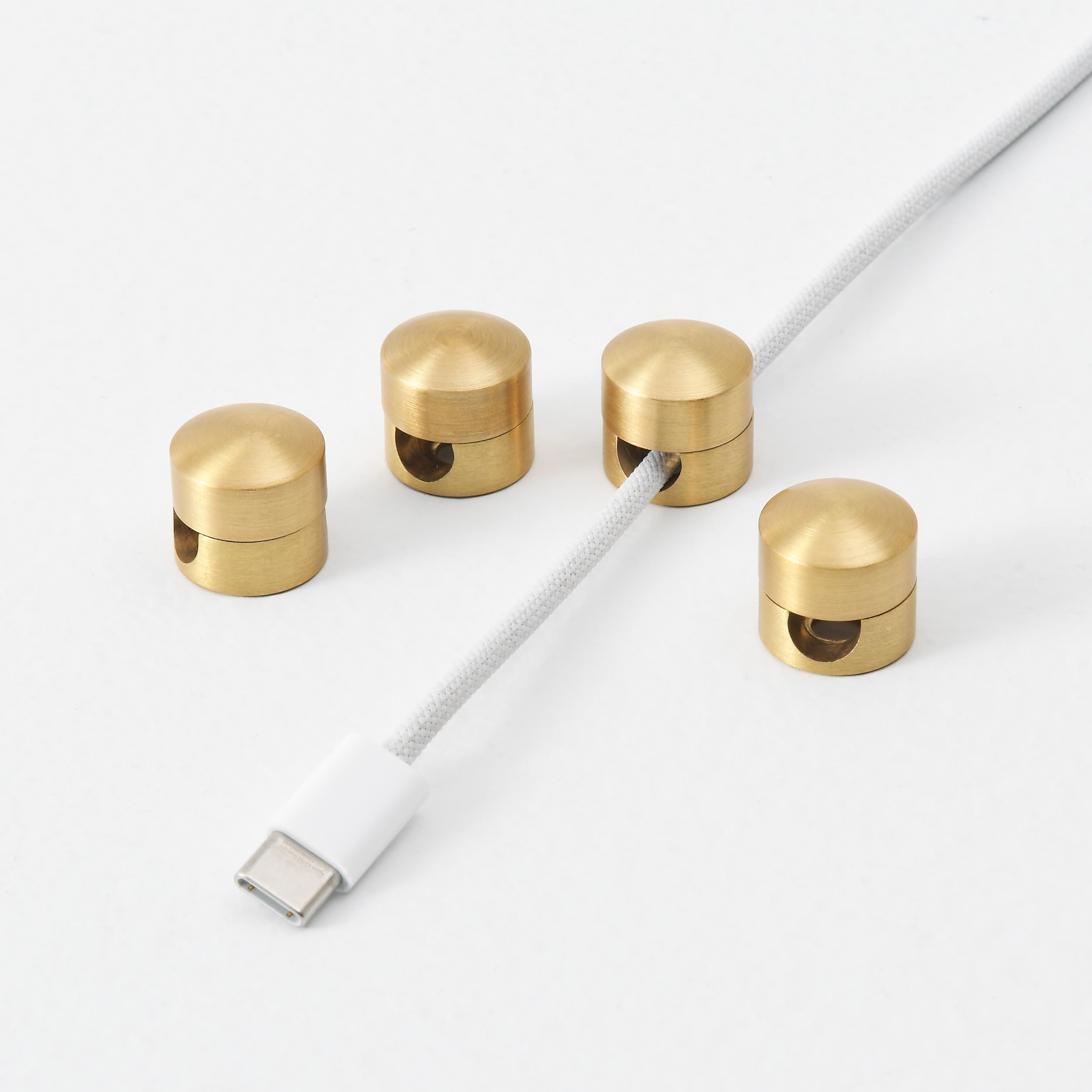 Cable Clips - Premium Brass Cord Management for Home, Office & Car - Multipurpose Wire Holder Org... | Amazon (US)