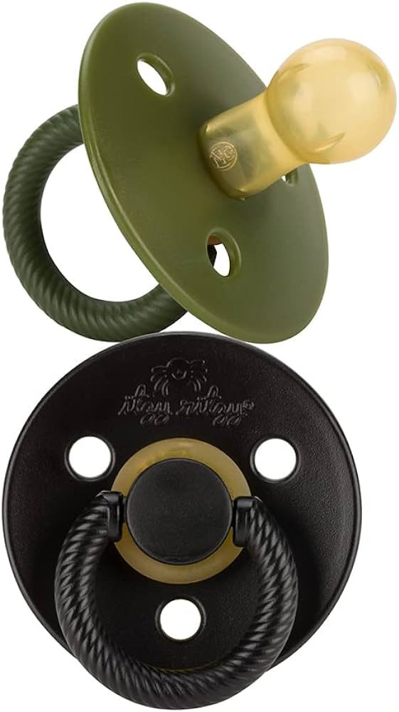 Itzy Ritzy Natural Rubber Newborn Pacifiers with Cherry-Shaped Nipple & Large Air Holes for Added... | Amazon (US)