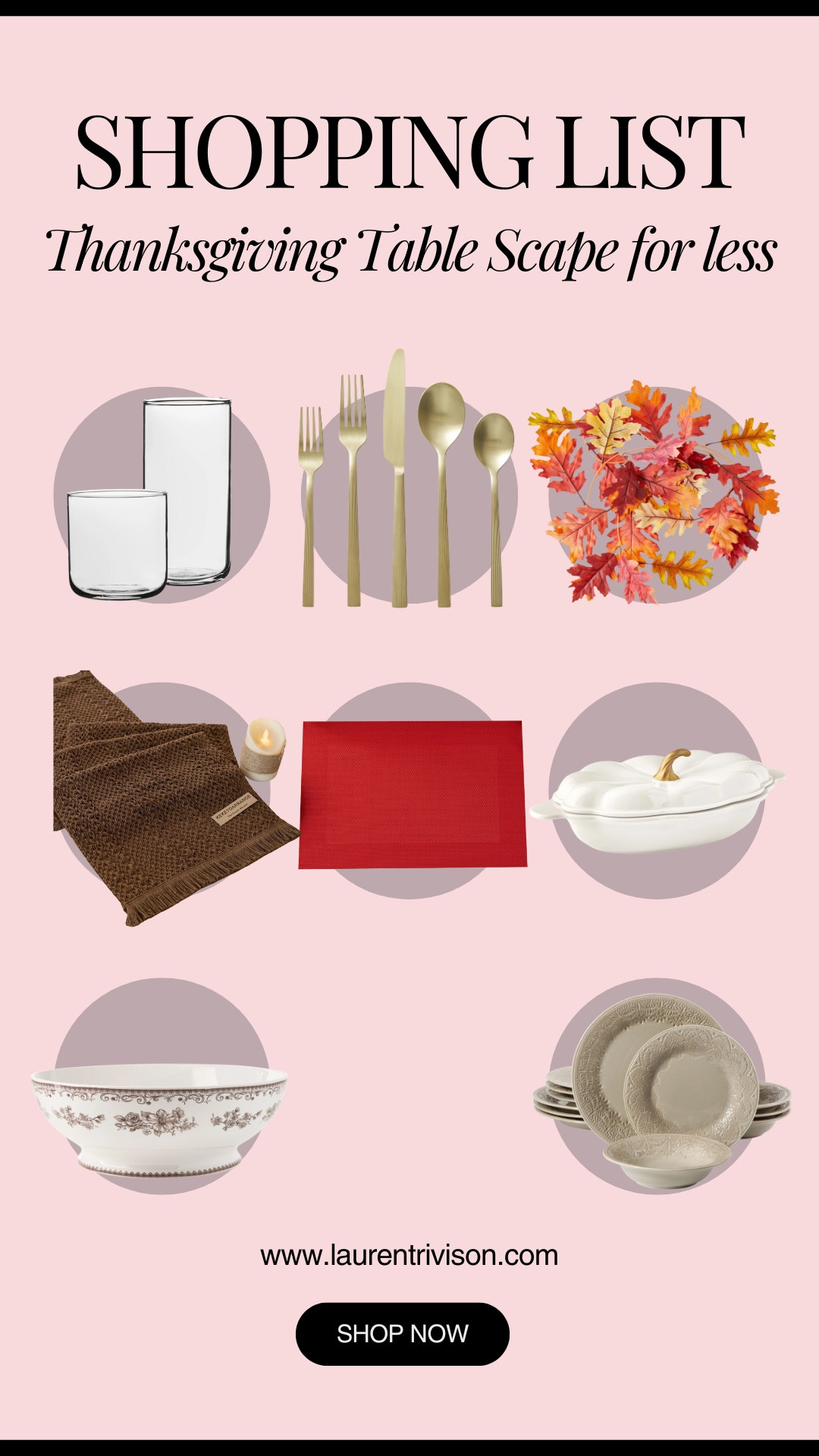 Warm tones, cutest disheware, and cozy textures 🍂🕯️ Thanksgiving tablescape ideas you’ll love without the splurge!

#LTKSeasonal #LTKHoliday #LTKHome