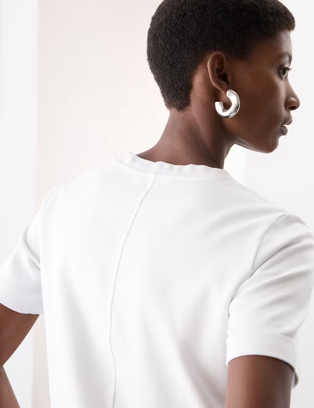 Cotton Rich Crew Neck T-Shirt | Marks & Spencer (UK)