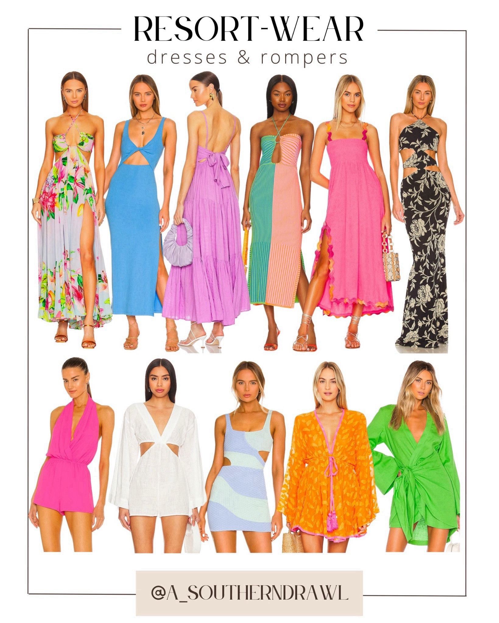 Resort wear!

Spring fashion - spring dresses - spring wedding - wedding guest dresses - maxi dresses - floral maxi dress - floral dress - colorful spring dresses 

#LTKstyletip #LTKSeasonal #LTKbeauty