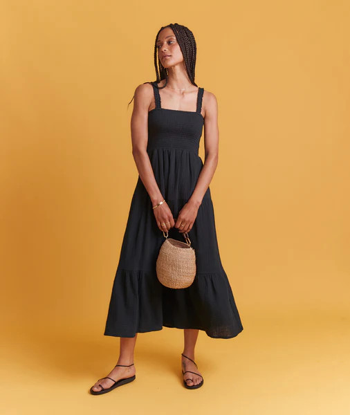 Selene Double Cloth Maxi Dress | Marine Layer