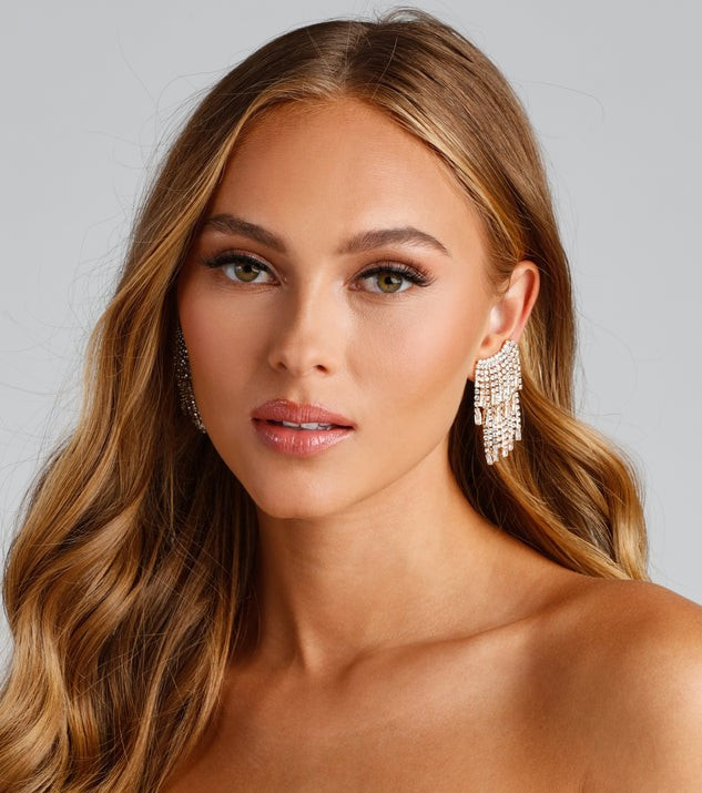 Angelic Glam Baguette Fringe Ear Cuff | Windsor Stores