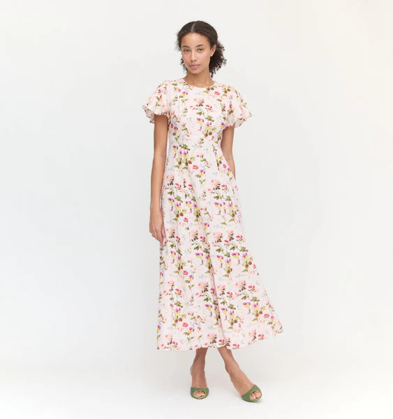 The Dominique Dress - Pink Bluebonnet | Hill House Home US