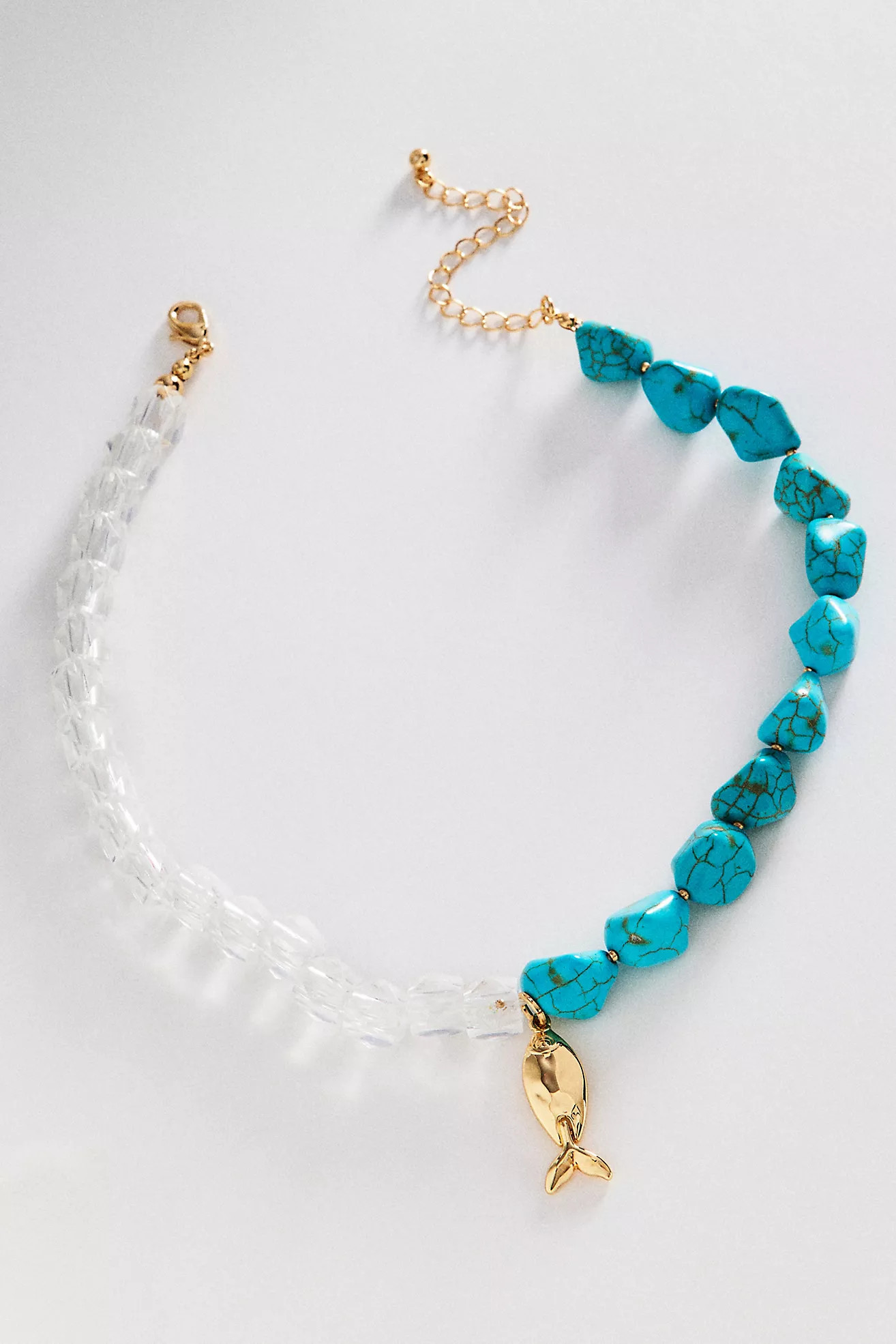 Beaded Fish Icon Necklace | Anthropologie (US)