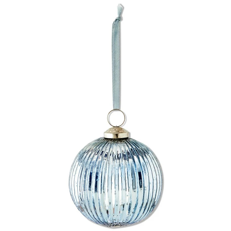Blue Glass Ball Christmas Ornament, 4", by Holiday Time | Walmart (US)