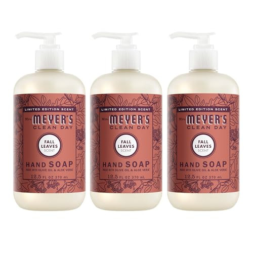 MRS. MEYER'S CLEAN DAY Liquid Hand Soap, Fall Leaves, 12.5 fl oz, 3 Pack | Amazon (US)