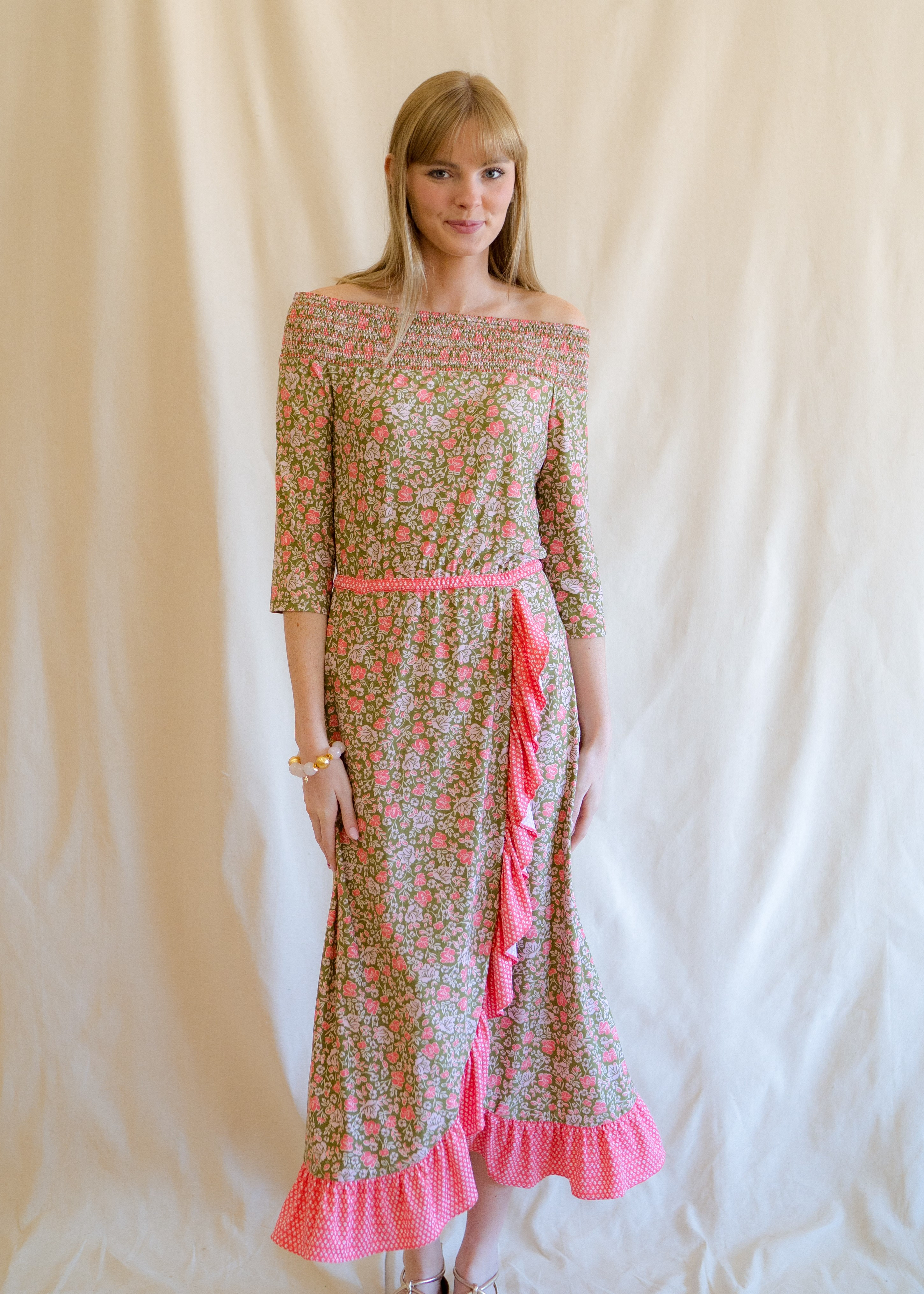 Jetties Beach Off The Shoulder Maxi Dress | Cabana Life