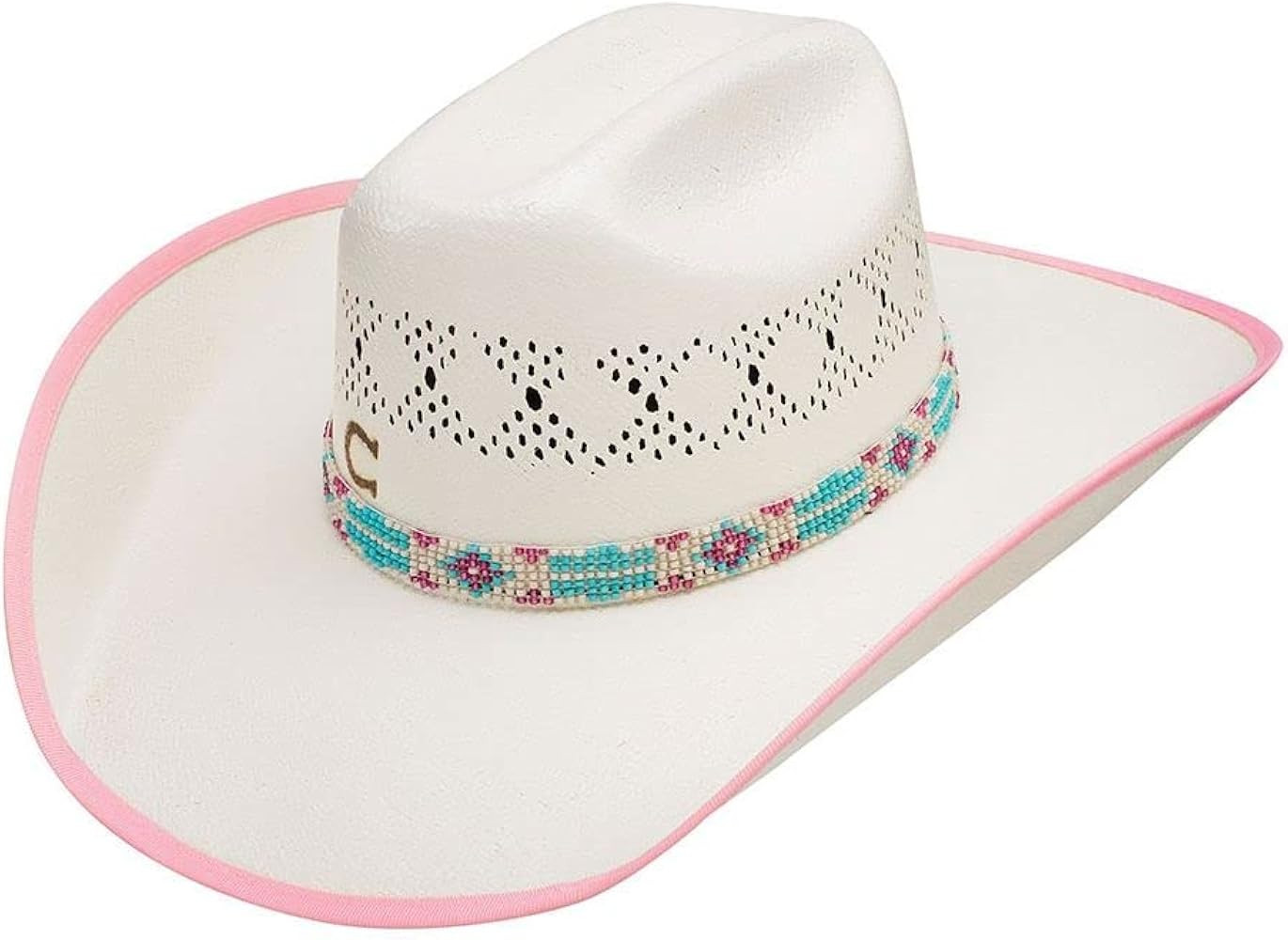 Charlie One Horse Boys CSGRJR-304081 Gracie JR 4` Brim Natural | Amazon (US)