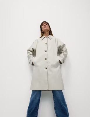 Cotton Rich Stormwear™ Car Coat | Marks & Spencer (UK)