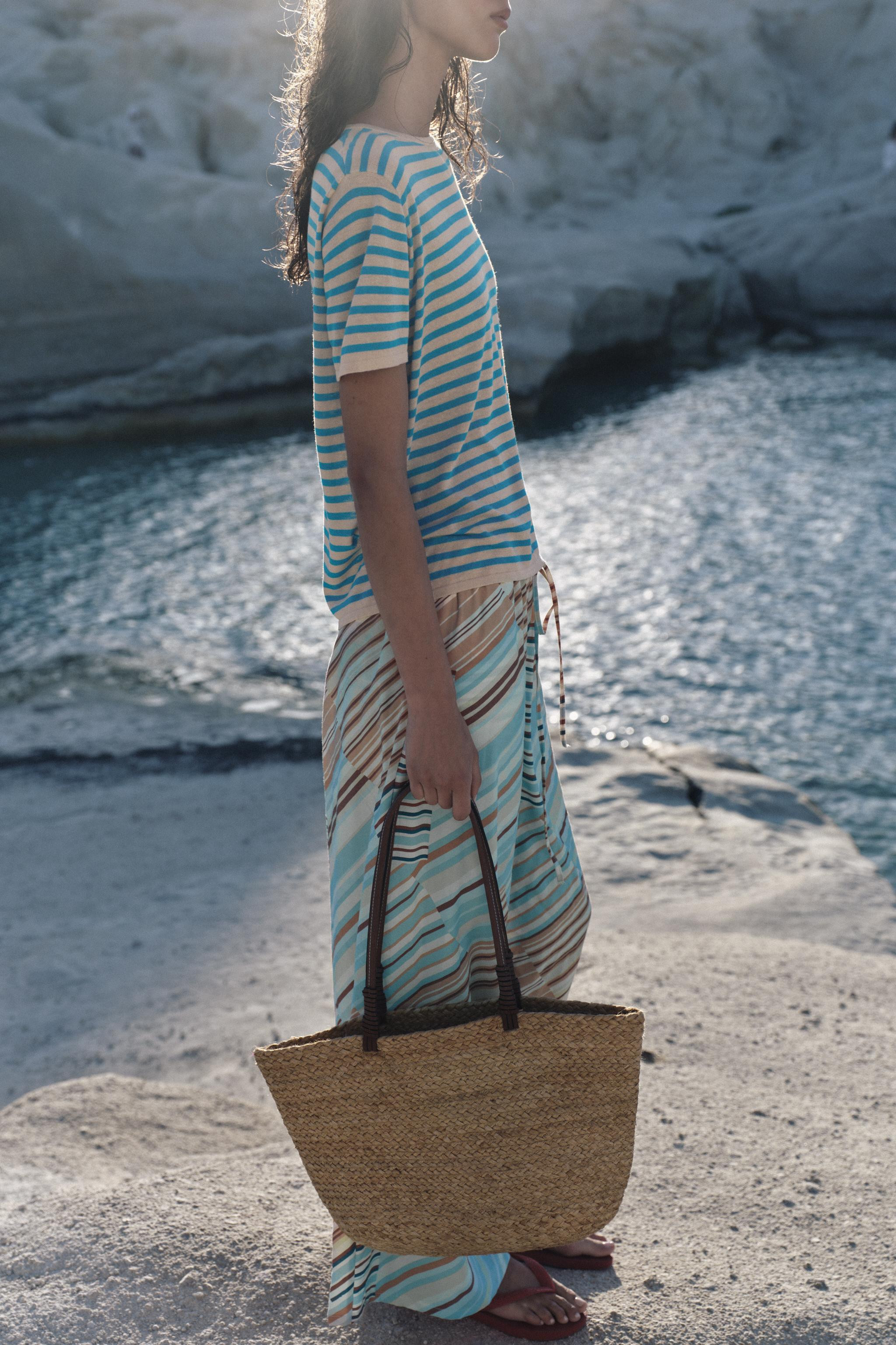 JUTE SHOPPER BAG | Zara Canada