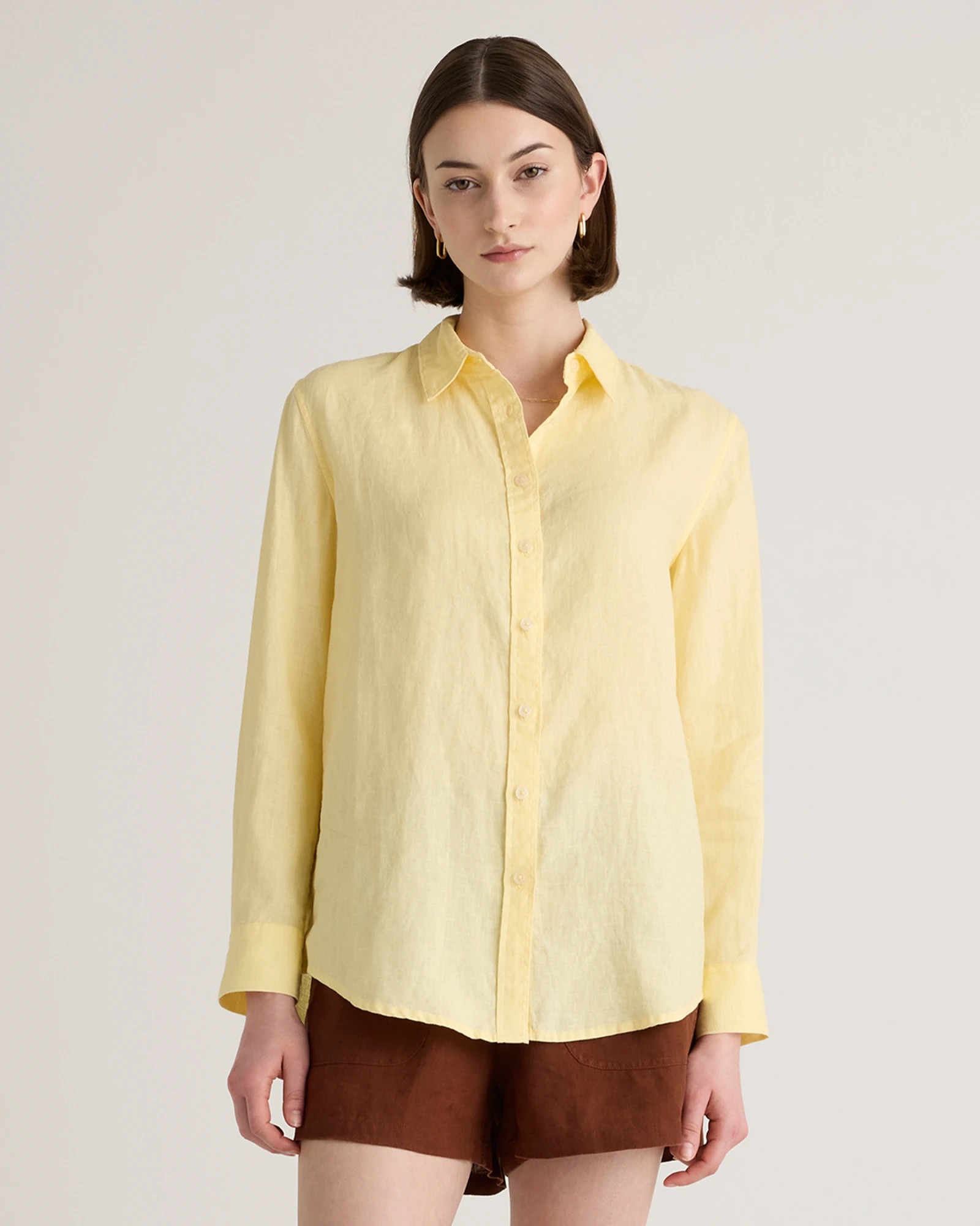 100% European Linen Long Sleeve Shirt | Quince