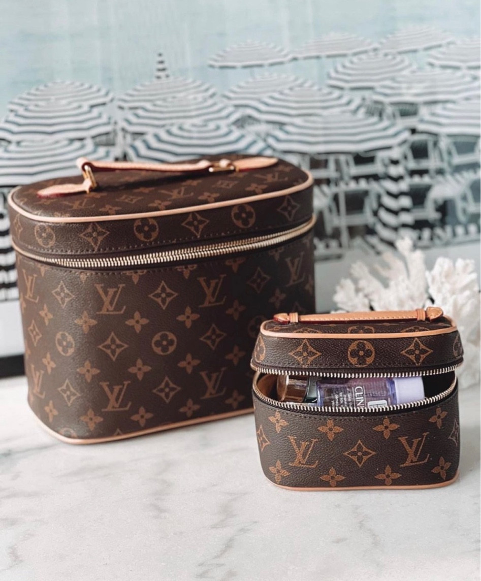 louis vuitton dupe bag vs my real deal @Louis Vuitton makeup c