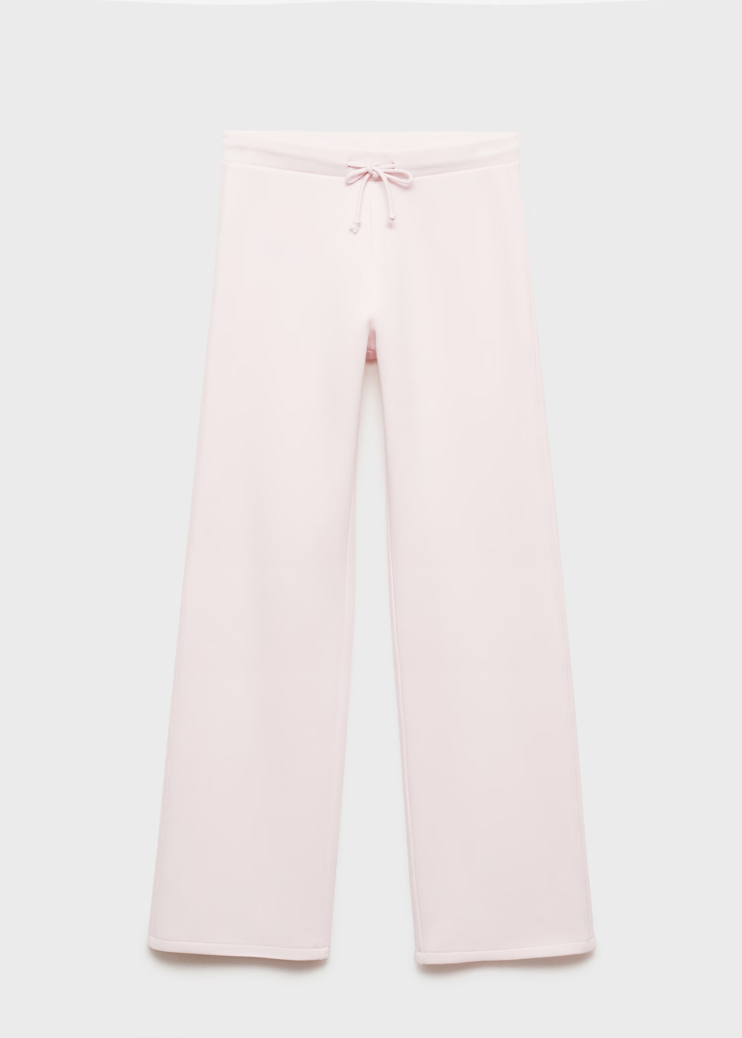 Wideleg cotton joggers - Women | MANGO United Kingdom | MANGO (UK)