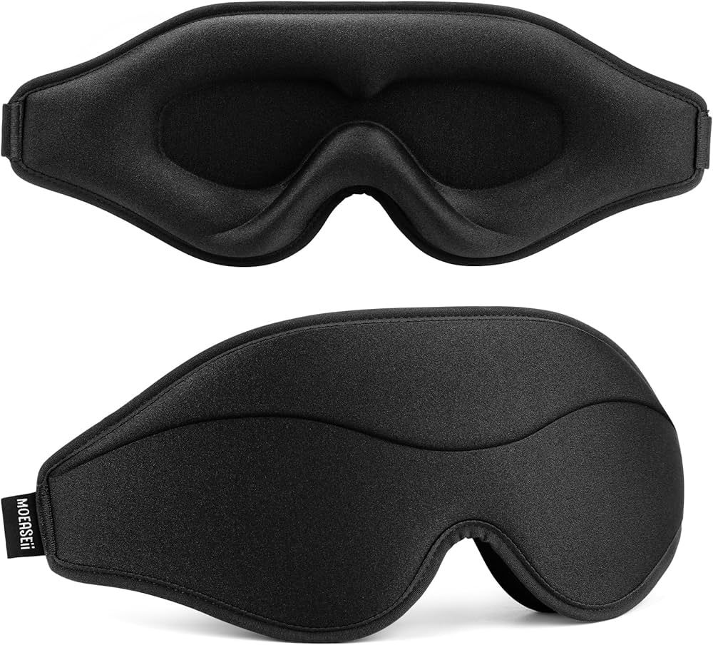 Sleep Mask - Total Blackout 3D Sleeping Mask, Super Lightweight & Silky Soft Eye Mask for Sleepin... | Amazon (US)