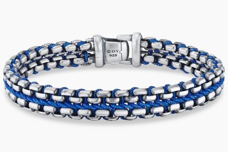 Woven Box Chain Bracelet
Sterling Silver with Blue Nylon

David Yurman chains are inspired by classical and original motifs, and are meticulously crafted by artisans. Each is designed to be worn alone, layered, or complemented with unique pendants or amulets from our other collections

#LTKStyleTip #LTKMens #LTKGiftGuide