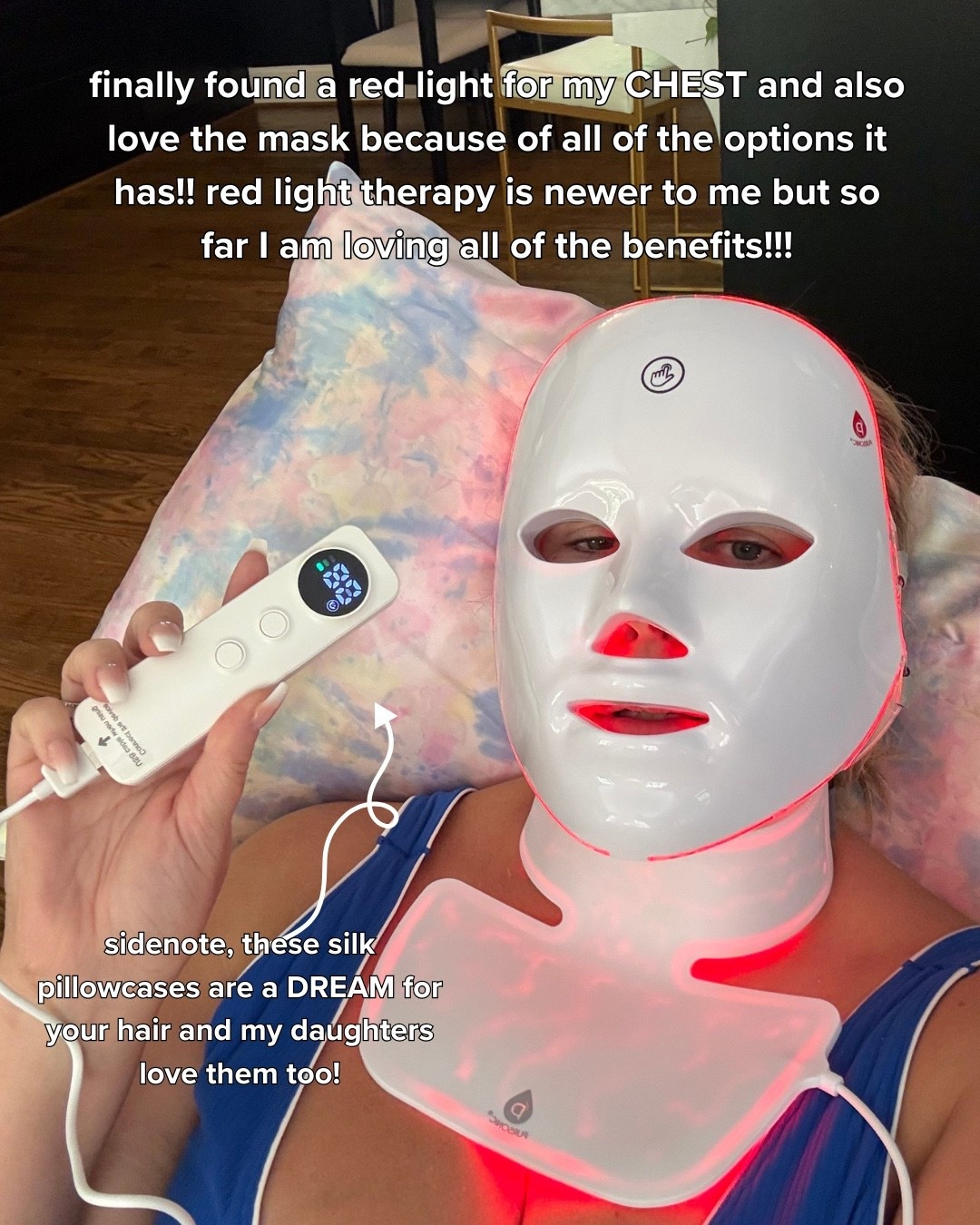 Obsessed w this red light neck plate and mask!! Also love these silk pillowcases for hair!!

#LTKSaleAlert #LTKHome #LTKOver40