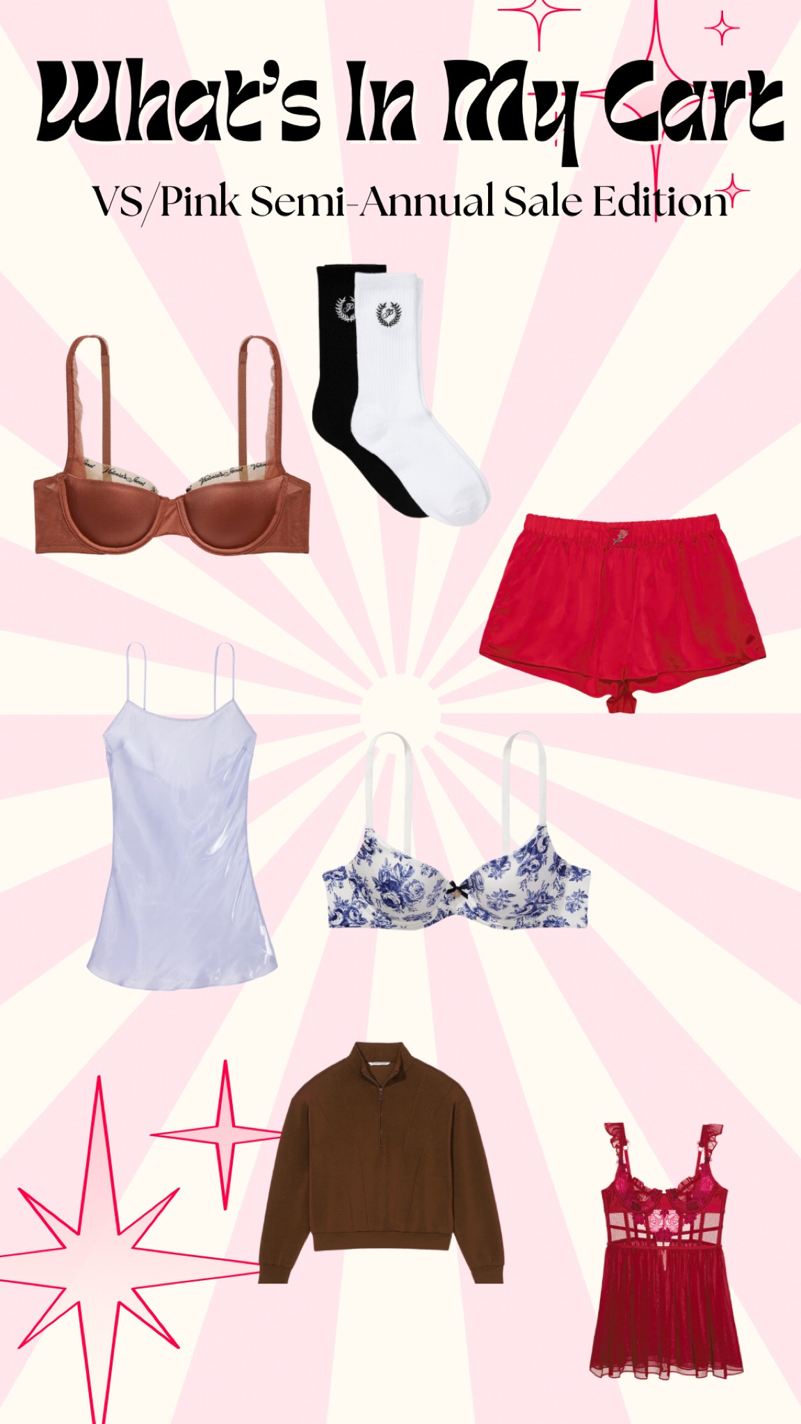 What’s In My Cart: Victoria’s Secret Semi-Annual Sale 🎀

#victoriassecret #vssemiannualsale #pinksale #girly #whatsinmycart
