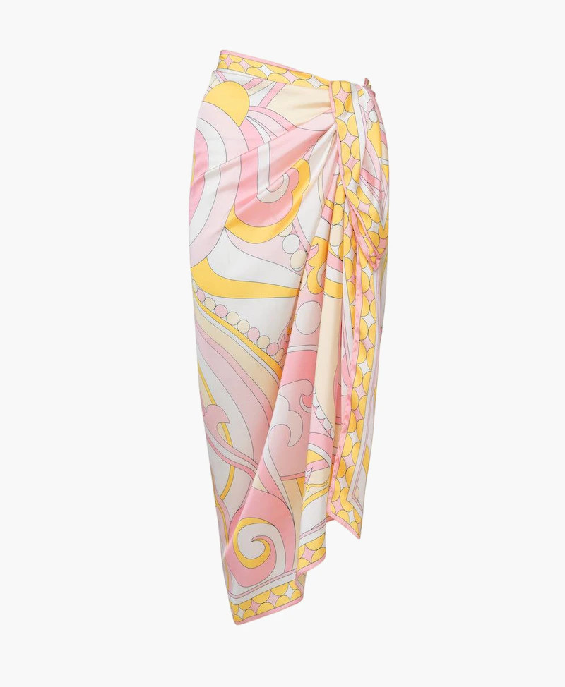 'cirque' Silky Long Scarf | Seezona