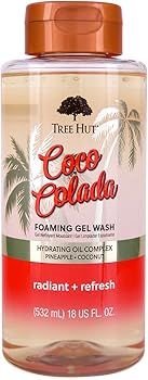 Tree Hut Coco Colada Radiant & Refresh Foaming Gel Wash, 18 oz. | Amazon (US)