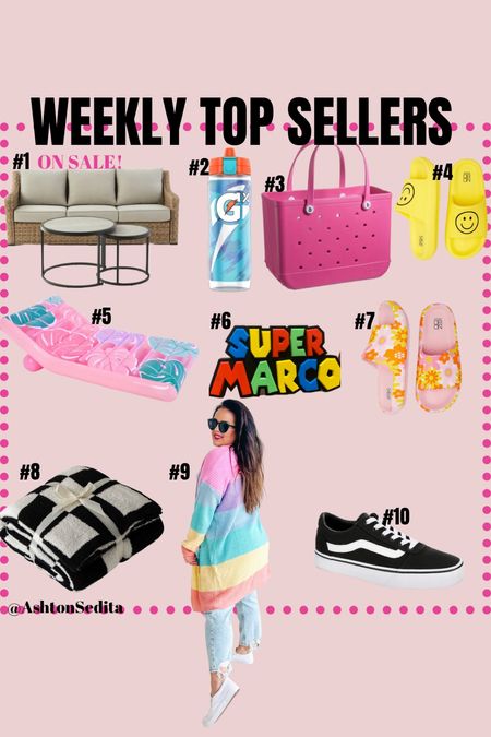 This weeks top sellers!!