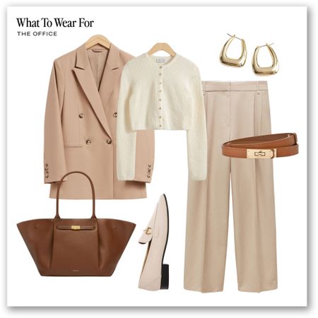 Spring summer outfits 🤎 

Workwear, the office, high street fashion, neutral style, white loafers, tan tote bag

#LTKeurope #LTKspring #LTKworkwear
