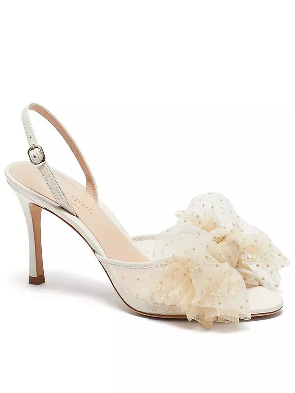 Kate Spade New York Bridal Sparkle Heel - Parchment | Very (UK)