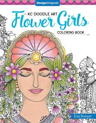 KC Doodle Flower Girls Coloring Collection (Kc Doodle Art) | Amazon (US)