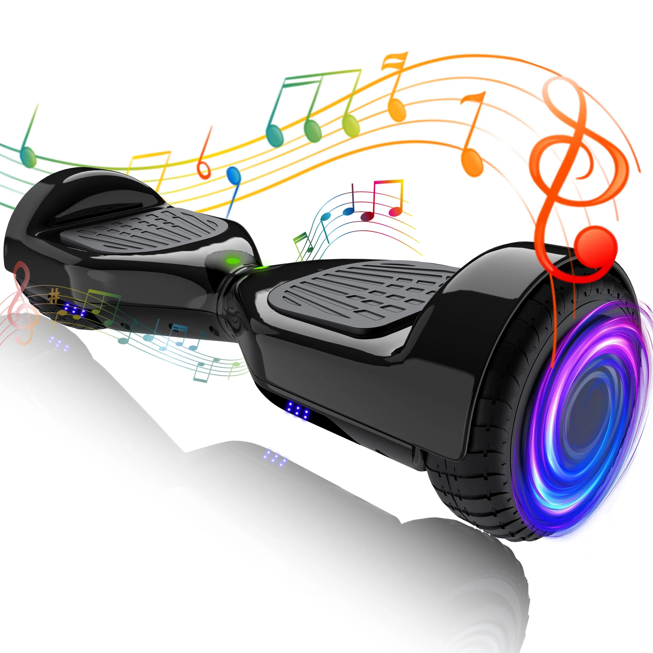 Tcdjtc Hover Board with Dual Motor, Balance Board with Bluetooth Speakers and LED Lights | Walmart (US)