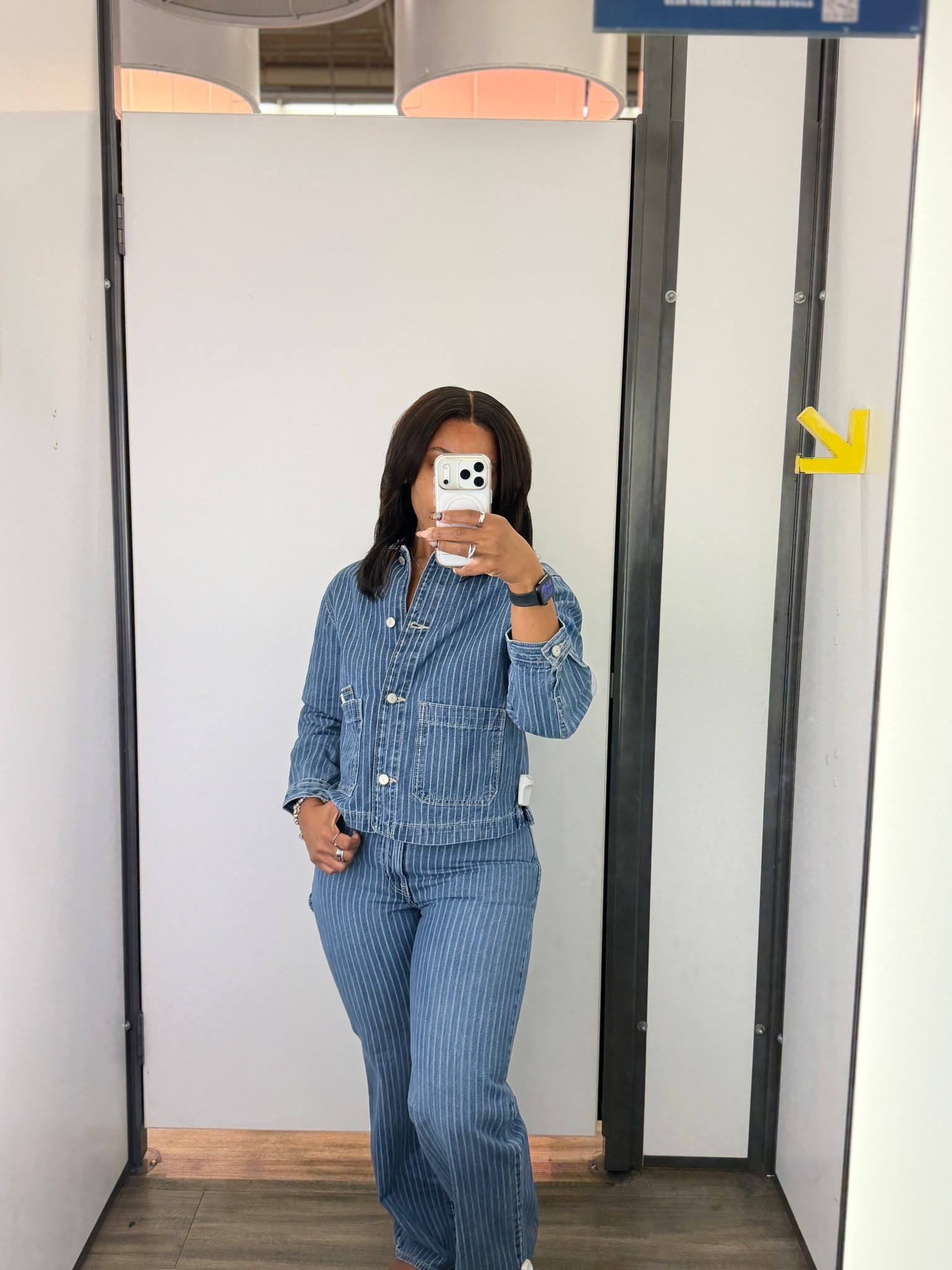 The cropped jacket is a size Xs and fits great, I am also wearing a size 8 in the loose rigid jeans. I sized up because they felt like they had no stretch. They were big in the waist area in the back.


#LTKSeasonal #LTKootd #LTKPetite