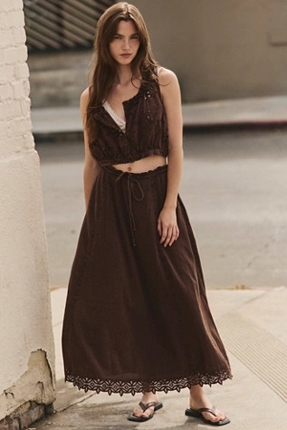 Madelyn Cotton Maxi Skirt Set | Free People (Global - UK&FR Excluded)