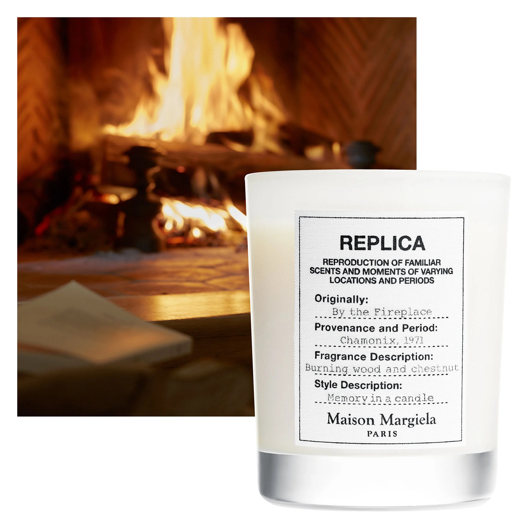REPLICA By the Fireplace Scented Candle | Maison Margiela | Maison Margiela Fragrances