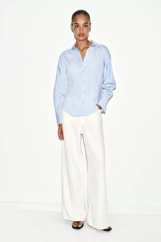 FITTED STRIPED SHIRT | Zara UK