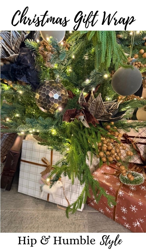 Christmas gift wrap inspo- plaid wrapping paper, velvet ribbon - present ribbonn

#LTKHoliday #LTKHome #LTKSeasonal