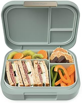 Bentgo® Modern - Leak-Resistant, Versatile 4-Compartment Bento-Style Lunch Box, Ergonomic Design wit | Amazon (US)