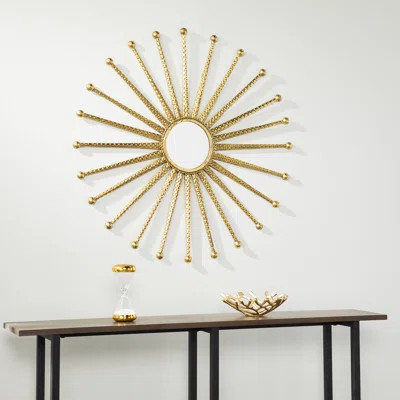 Valparaiso Starburst Decorative Accent Mirror World Menagerie | Wayfair North America