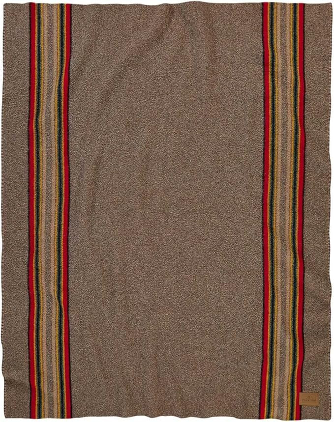Pendleton Yakima Camp Wool Throw Blanket, Mineral Umber, One Size | Amazon (US)