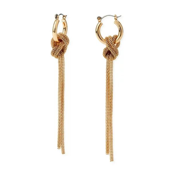 Sofia Jewelry by Sofia Vergara Women’s Gold-Tone Knot Earrings | Walmart (US)