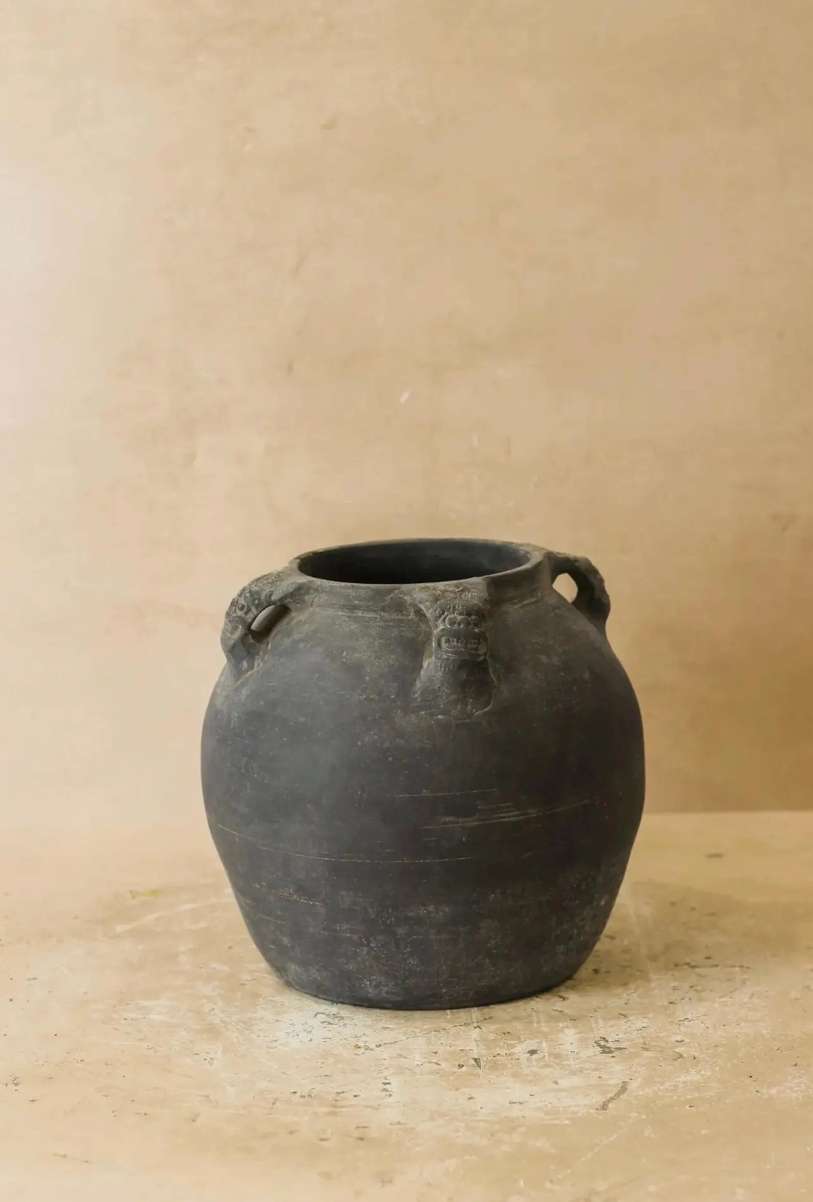 Vintage Lion Ears Dark Pot Vessel Vase - Etsy Canada | Etsy (US)