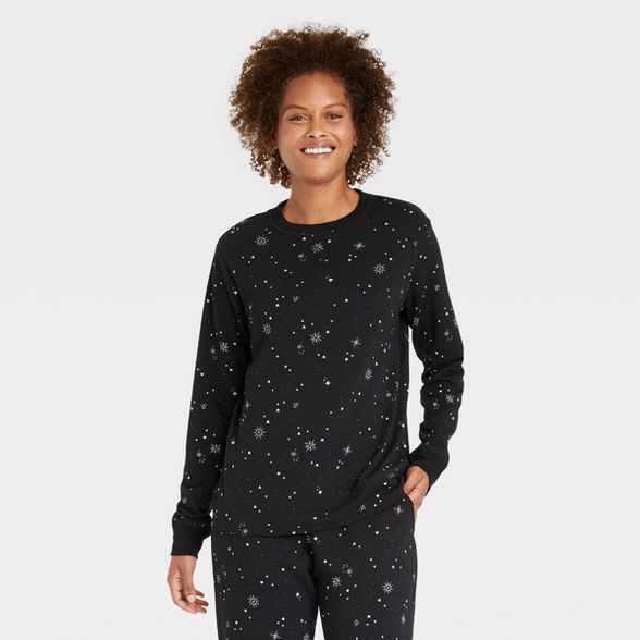 Target/Women/Women's Clothing/Pajamas & Loungewear/Pajama Tops‎Women's Star Print Beautifully S... | Target