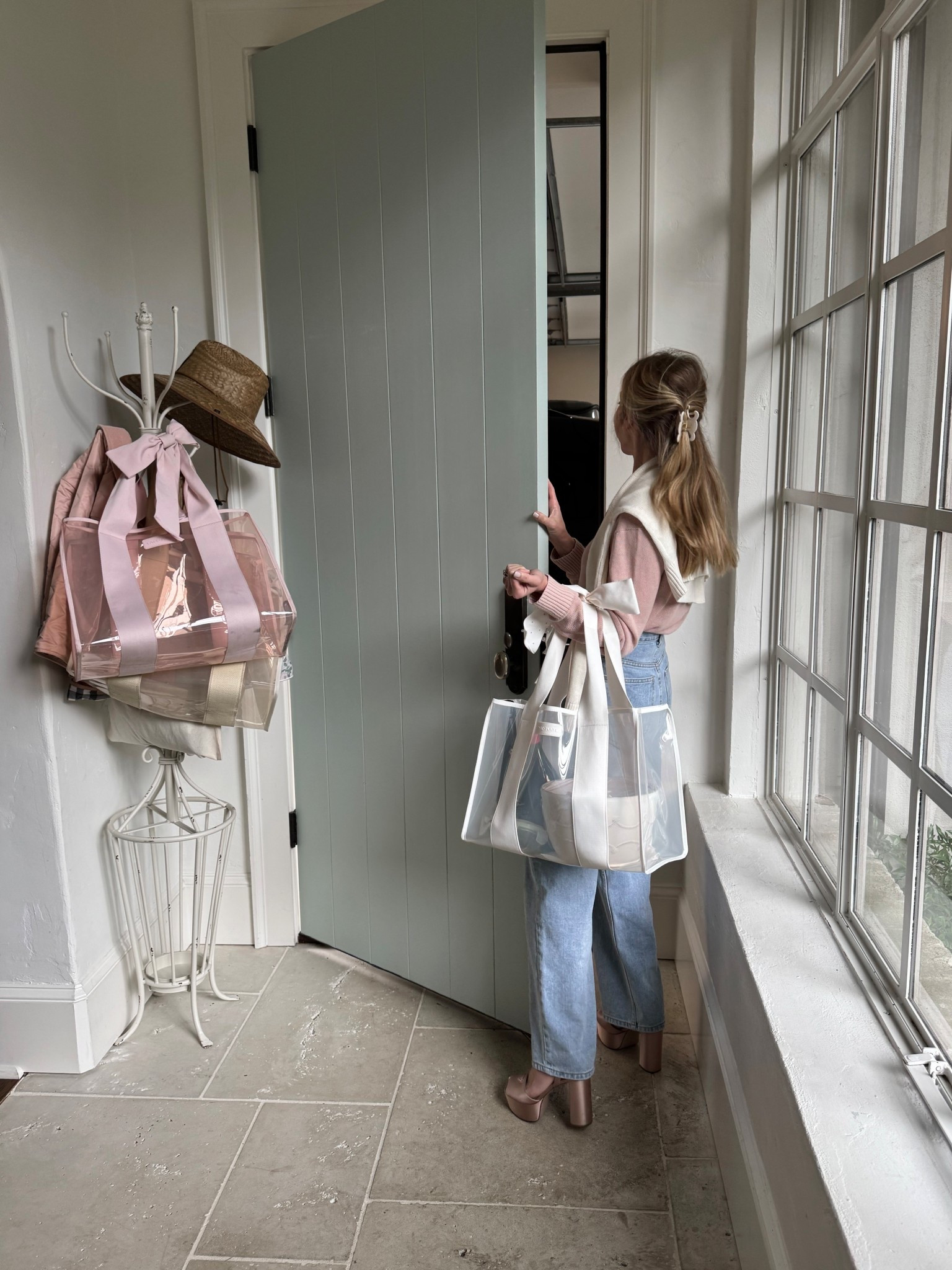 The perfect pool bag in pearl launches this week! Used it to bring fruit to a dinner I went to the other night. Also worked wonderfully for that ;) 

#LTKStyleTip #LTKSummerEdit #LTKGiftGuide