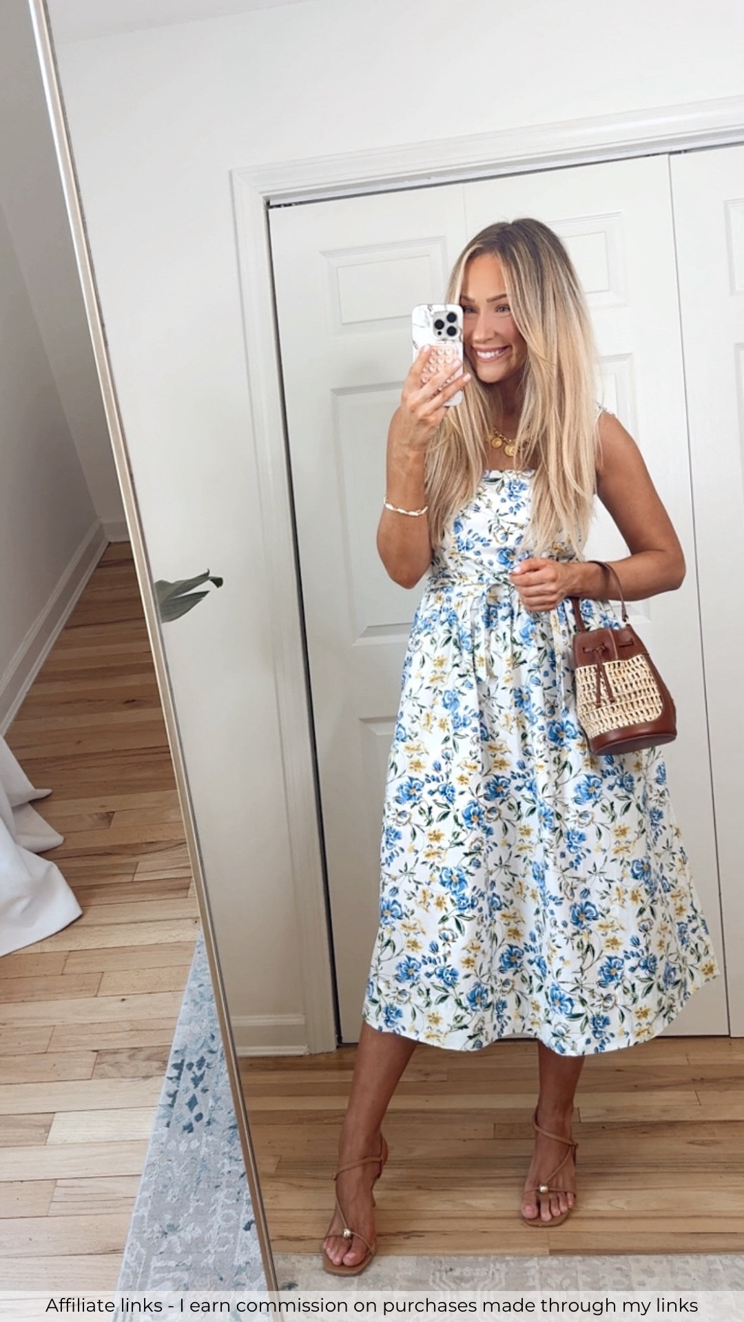 Affiliate links - I earn commission on purchases made through my links | Walmart dress
Walmart spring dress
Graduation dress
Blue floral dress midi
Mother’s Day dress 