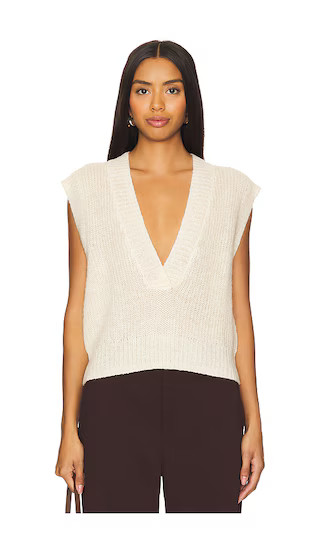 Mohair Sweater Vest in Belgian Cr?me | Revolve Clothing (Global)